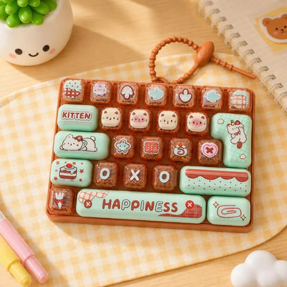 Hands-On 26-Key Mini Mechanical Keyboard Fidget Toy