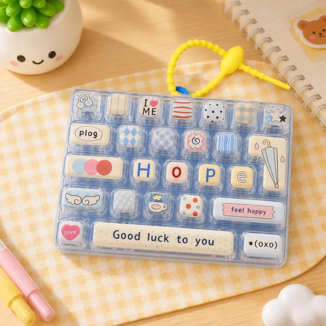 Hands-On 26-Key Mini Mechanical Keyboard Fidget Toy