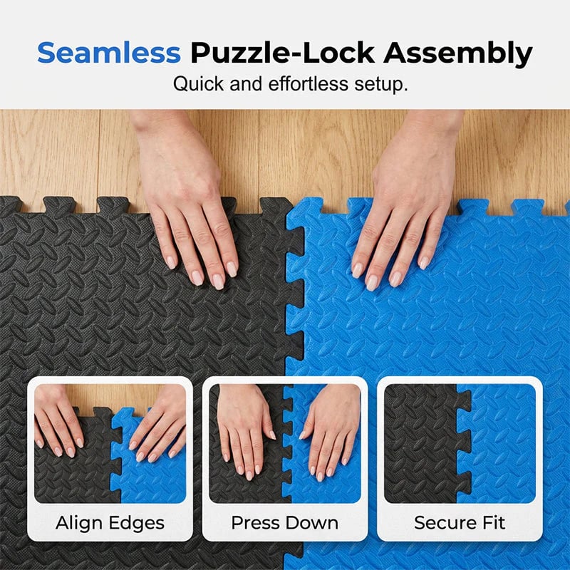 High-Density EVA Foam Puzzle Mat with Non-Slip Surface