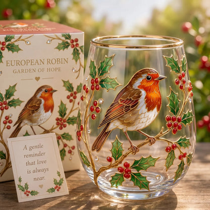 Garden Morning Bliss Printed Glass Tea Cup Collection