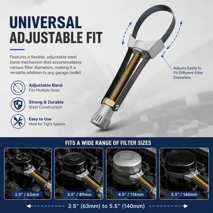 Vehicle-Ready NEW Auto Car Diameter Adjustable Oil Filter Removal