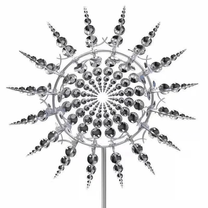 Outdoor-Ready 50%Garden Magic Kinetic Windmill for Garden Display