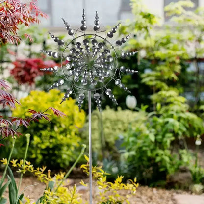 Outdoor-Ready 50%Garden Magic Kinetic Windmill for Garden Display