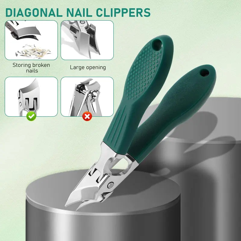 Purpose-Built Eagle Beak Beveled Nail Clippers（3PCS ） for Everyday Use