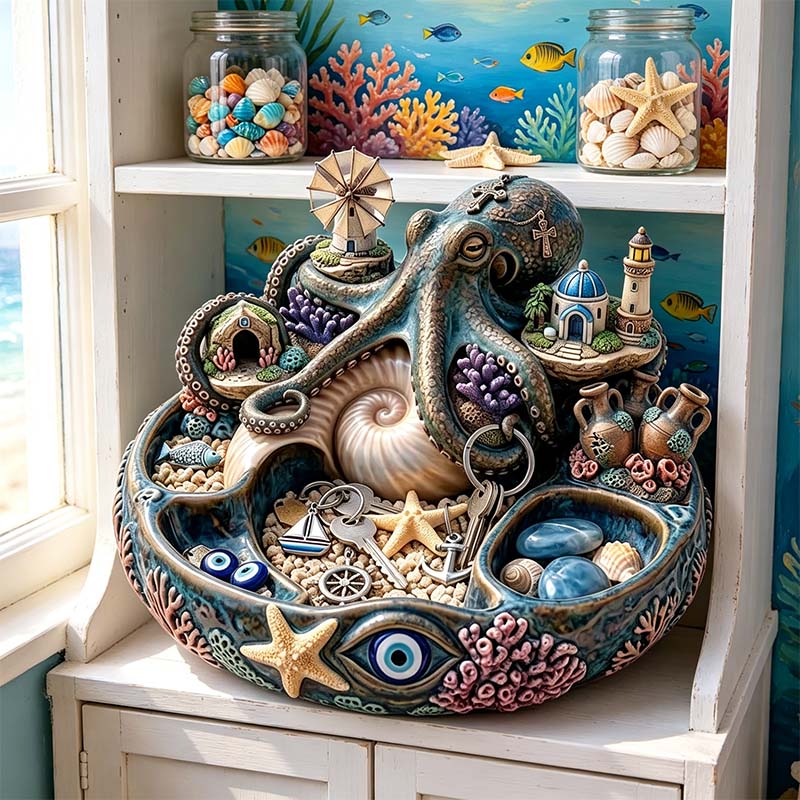 Purpose-Built Deep Sea Santorini: Octopus Guardian Mythological