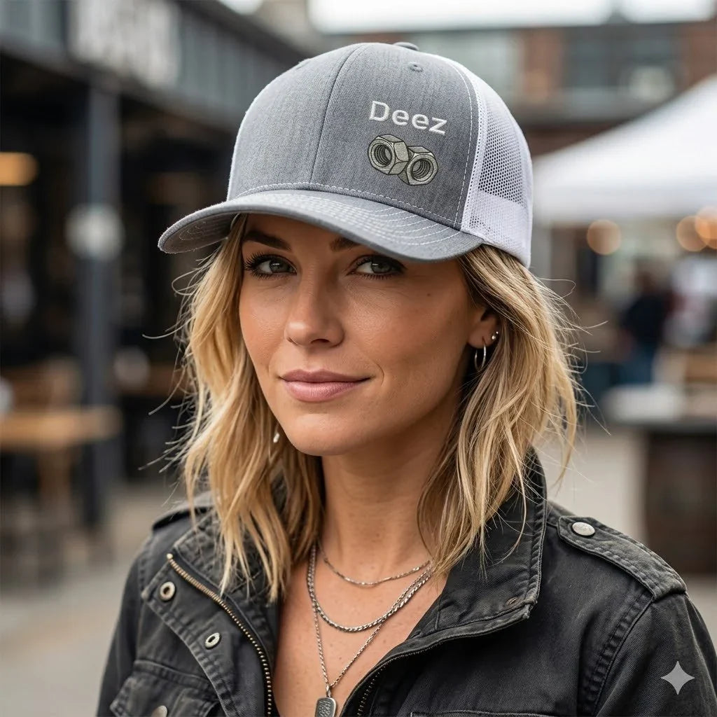 Deez Nuts Embroidered Adjustable Trucker Hat
