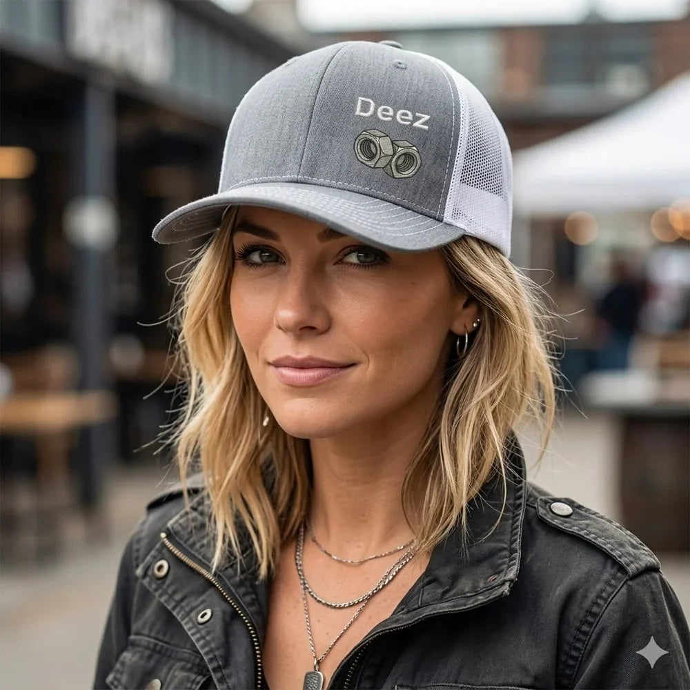 Deez Nuts Embroidered Adjustable Trucker Hat