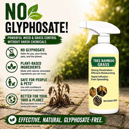Natural Weed and Grass Control Spray for Outdoor Use