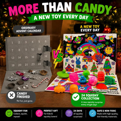 24-Day Squishy Advent Calendar with a Daily Surprise