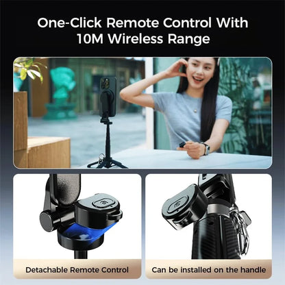 Magnetic Selfie Stand with 360° Rotation and Four Functions