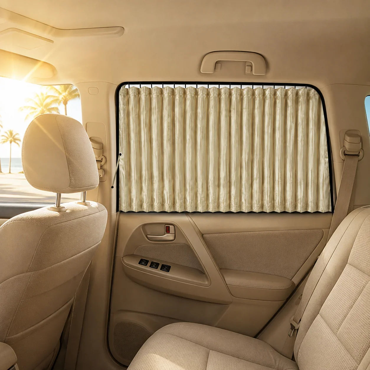 Vehicle-Ready 4 Pcs Magnetic Car Side Window Sun Shades for Garage Use