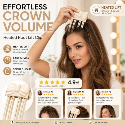 Workshop-Ready Wireless Heated Volumizing Root Lift Clip - Salon