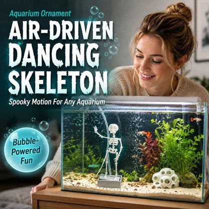 Purpose-Built Air-Driven Dancing Skeleton Aquarium