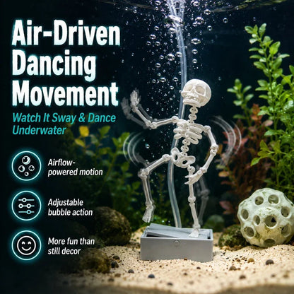 Purpose-Built Air-Driven Dancing Skeleton Aquarium