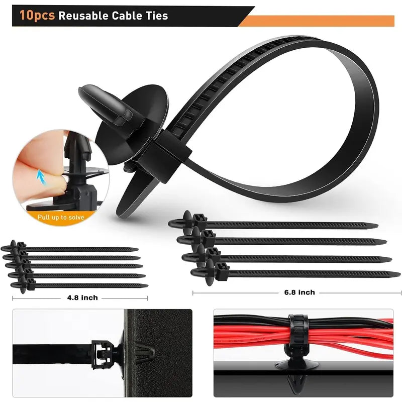 Vehicle-Ready All-in-One Car Clip & Trim Removal Tool Kit for Auto