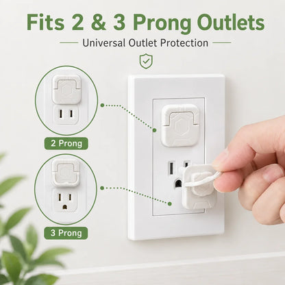Purpose-Built Baby Proof Socket Covers with Smart Handle Design