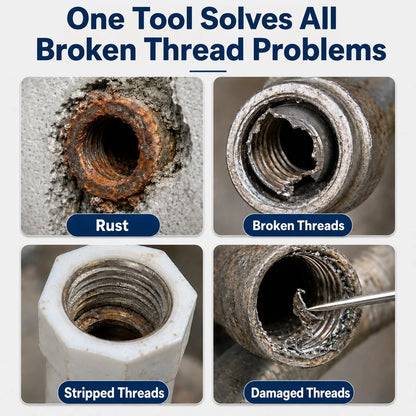 Workshop-Ready Broken Pipe Thread Extractor – Fast Drill-Powered