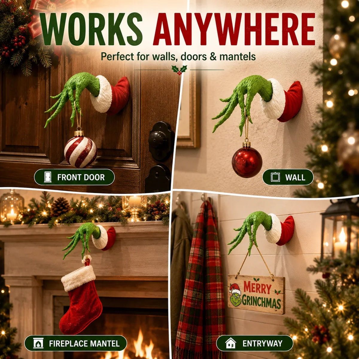 Purpose-Built Ornament Hanger, Home & Festive Party