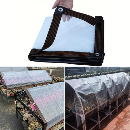 Purpose-Built Clear Waterproof PE Tarp, Transparent Outdoor Cover