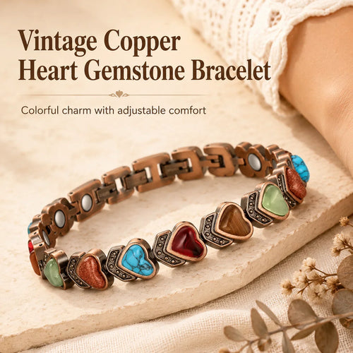Distinctive Copper Bracelet for Women, Pure Copper Magnetic
