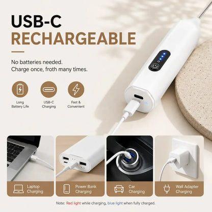 Purpose-Built Electric Milk Frother Handheld for Every – Electric Milk