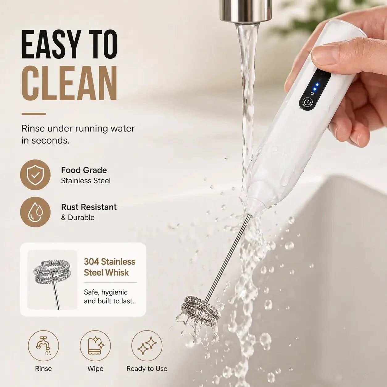 Purpose-Built Electric Milk Frother Handheld for Every – Electric Milk