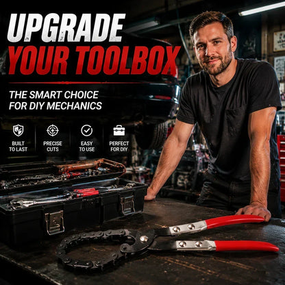 Workshop-Ready Chain Exhaust Pipe Cutter – Spark- 360° Manual Tube