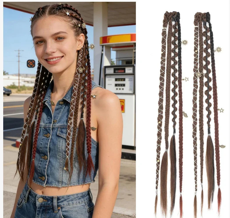 Purpose-Built Festival Boho Braided Hair Extensions – 3 Ways to Style