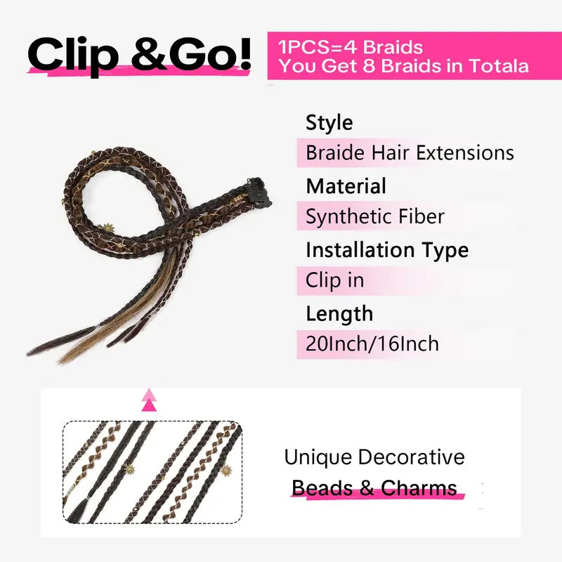 Purpose-Built Festival Boho Braided Hair Extensions – 3 Ways to Style