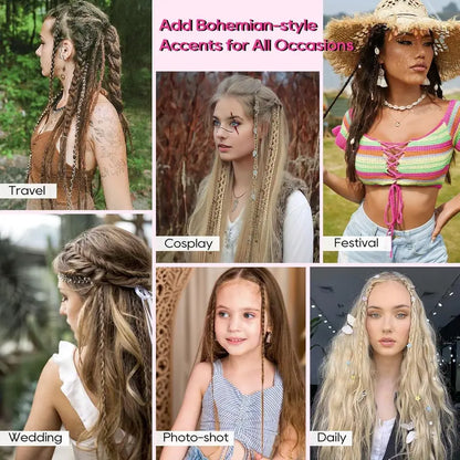 Purpose-Built Festival Boho Braided Hair Extensions – 3 Ways to Style