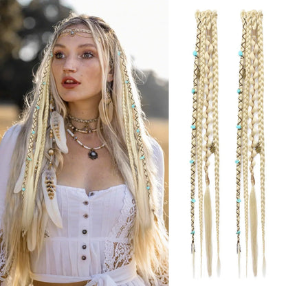 Purpose-Built Festival Boho Braided Hair Extensions – 3 Ways to Style
