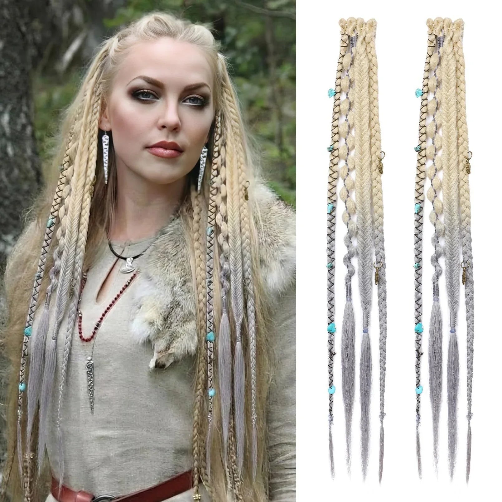 Purpose-Built Festival Boho Braided Hair Extensions – 3 Ways to Style