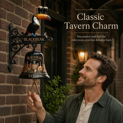 Purpose-Built Vintage Celtic Toucan Cast Iron Wall Bell – Classic