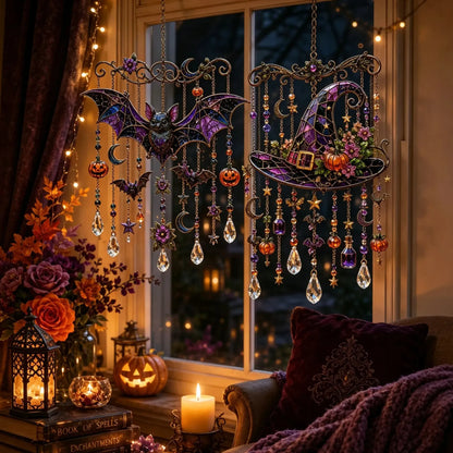 Outdoor Crystal Wind Chime – Colorful Acrylic Hanging Garden