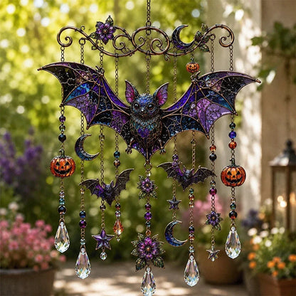 Outdoor Crystal Wind Chime – Colorful Acrylic Hanging Garden