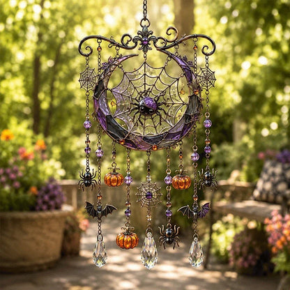 Outdoor Crystal Wind Chime – Colorful Acrylic Hanging Garden