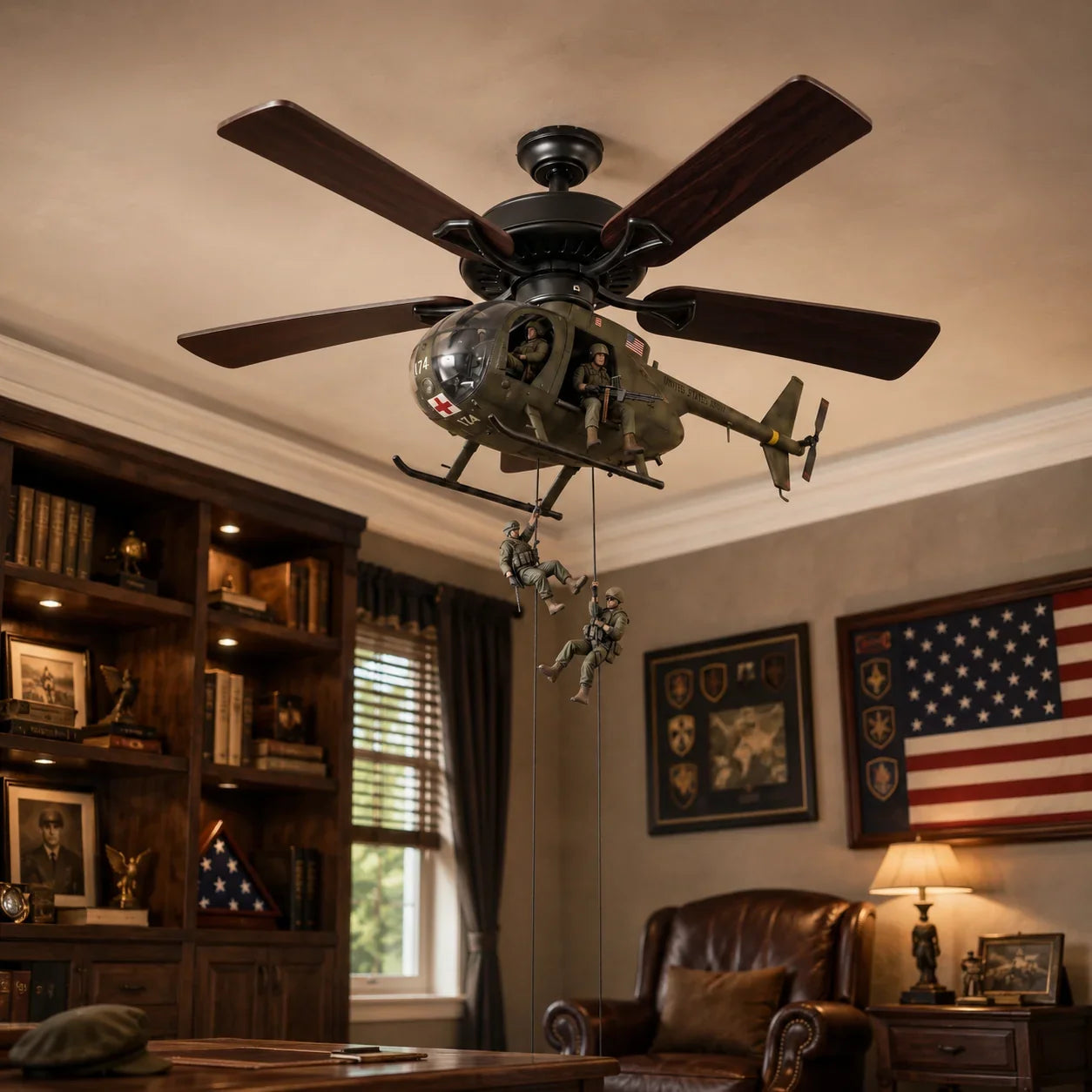 Hands-On Helicopter Ceiling Fan Attachment Kit – Decorative Ceiling