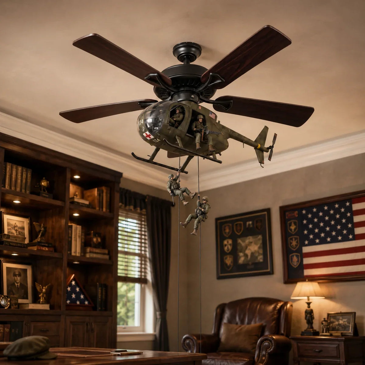 Hands-On Helicopter Ceiling Fan Attachment Kit – Decorative Ceiling