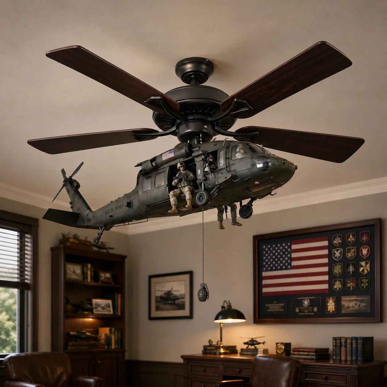 Hands-On Helicopter Ceiling Fan Attachment Kit – Decorative Ceiling