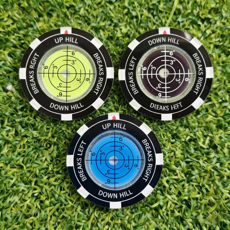 Clear Pocket Slope Gauge for Reading Golf Greens