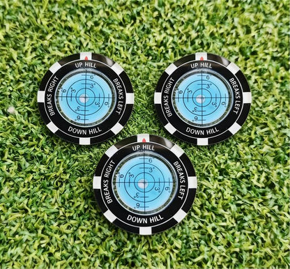 Clear Pocket Slope Gauge for Reading Golf Greens