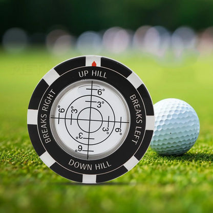 Clear Pocket Slope Gauge for Reading Golf Greens