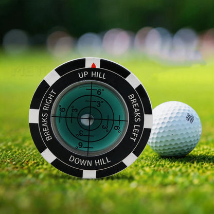 Clear Pocket Slope Gauge for Reading Golf Greens
