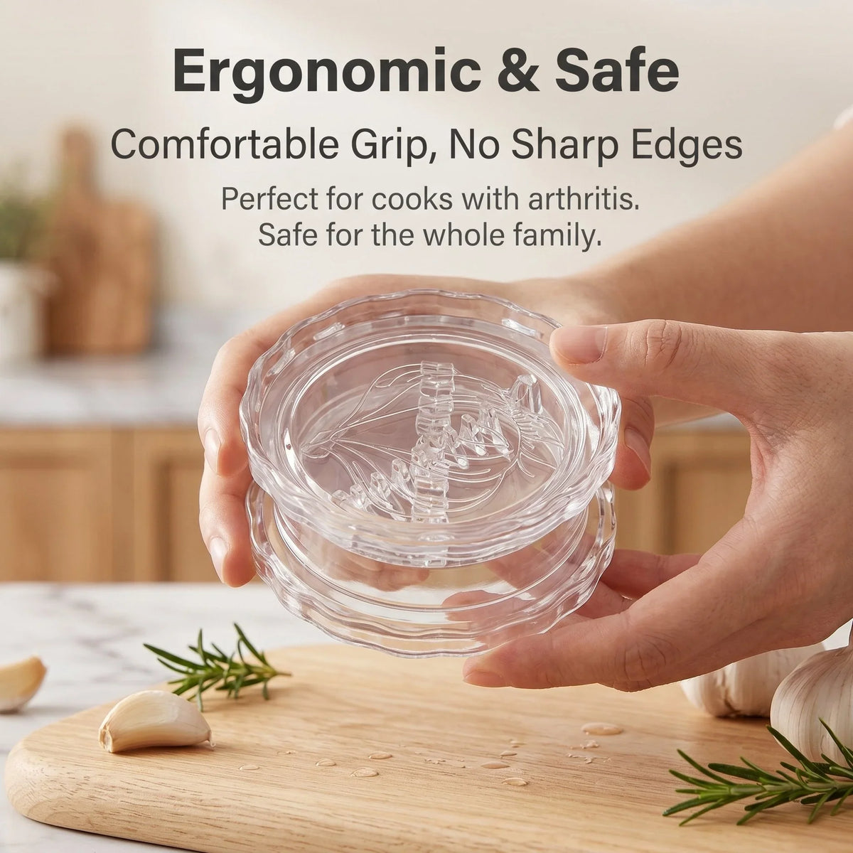 Purpose-Built 2-Pack Manual Garlic Twister & Masher for Everyday Use