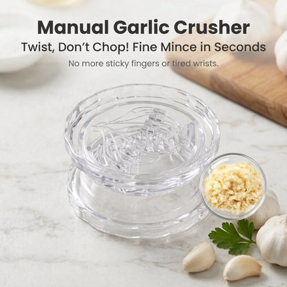 Purpose-Built 2-Pack Manual Garlic Twister & Masher for Everyday Use