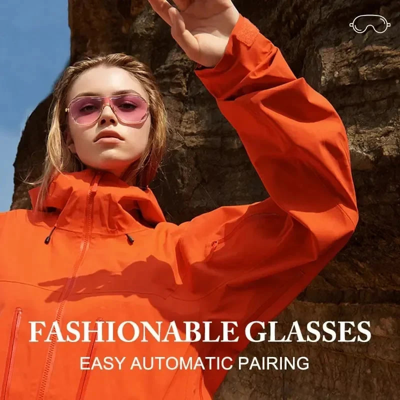 Open-Ear Bluetooth 5.4 Smart Glasses for Calls and Daily Audio
