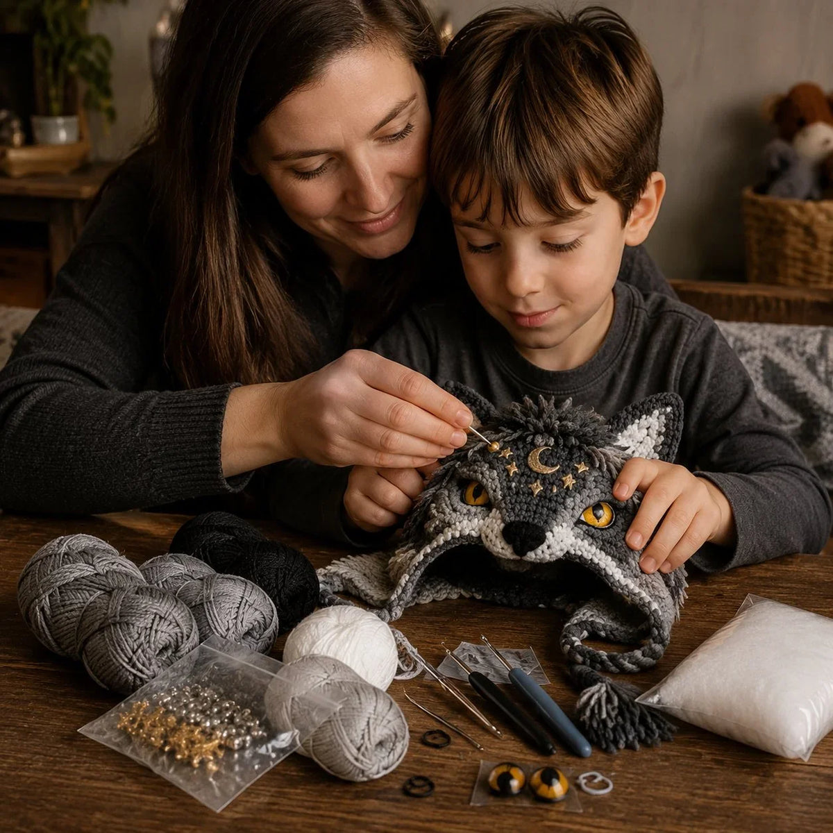Make-Your-Own Crochet Dragon Hood for Fantasy Costumes