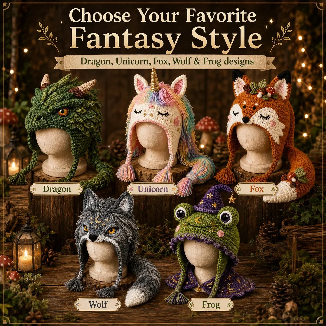 Make-Your-Own Crochet Dragon Hood for Fantasy Costumes