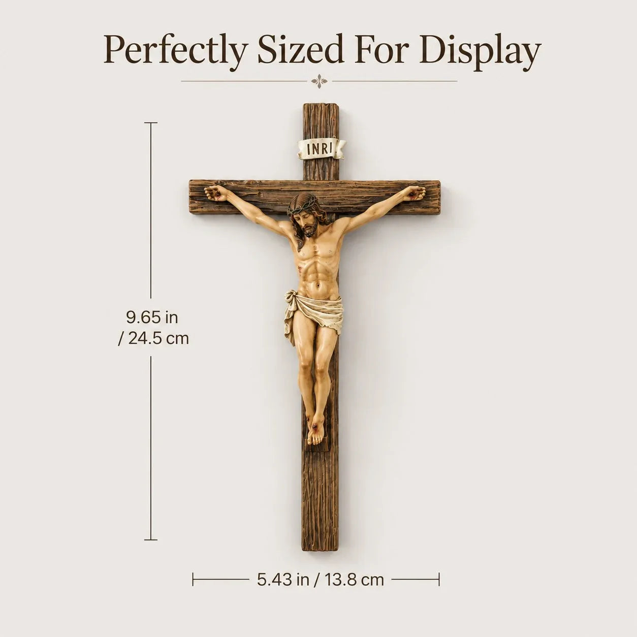 Purpose-Built Jesus Wall Crucifix – Home Blessing for Everyday Use