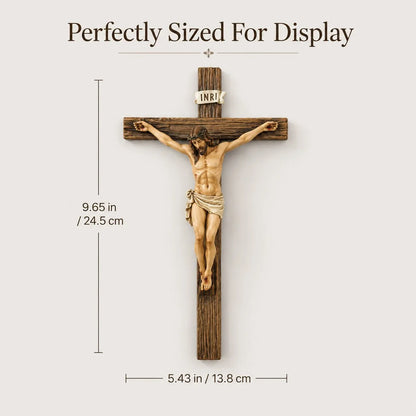 Purpose-Built Jesus Wall Crucifix – Home Blessing for Everyday Use